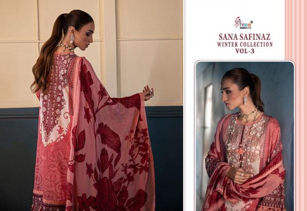 Shree Sana Safinaz Winter Collection 3 Pakistani Salwar Suits Collection